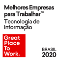 Selo Melhores Empresas Para Trabalhar - Tecnologia de Informação - Great Place To Work - Brasil 2020